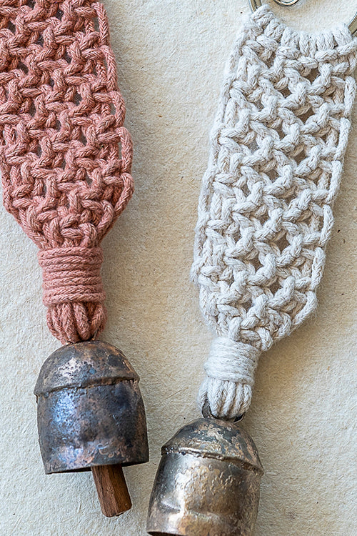 108Knots Aria Classic Keyrings Dusty Pink-(Set Of 2) - Image 2