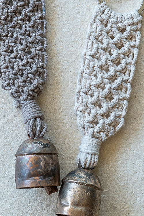 108Knots Aria Classic Keyrings Ecru-(Set Of 2) - Image 2