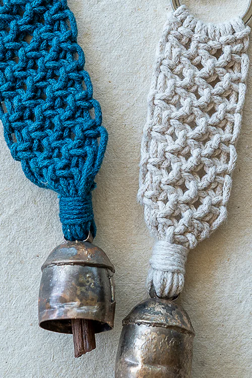 108Knots Aria Classic Keyrings Indigo Blue-(Set Of 2) - Image 2