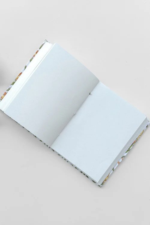 A6 Journal By Ekatra - Pink Floral ( Set Of 2 ) - Image 2