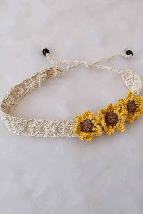 Ajoobaa "Bloomknit" Crochet Headbands (Set Of 3) - Image 3