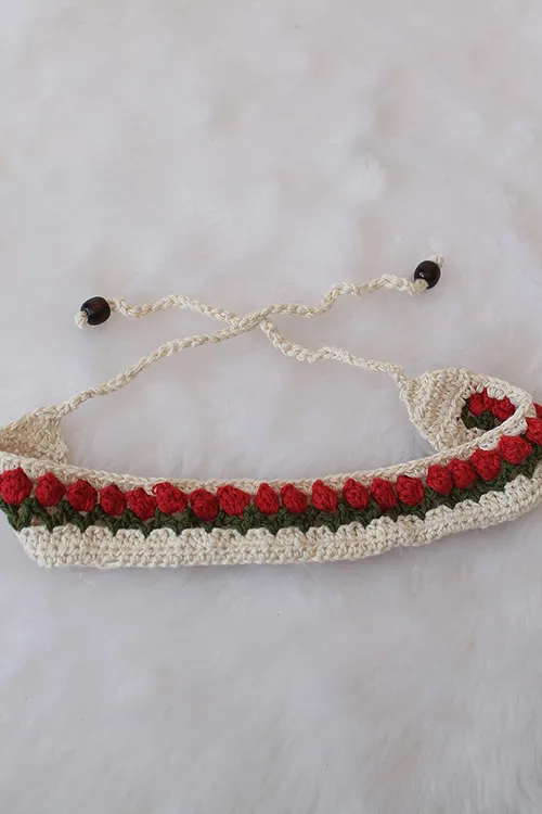Ajoobaa "Bloomknit" Crochet Headbands (Set Of 3) - Image 4