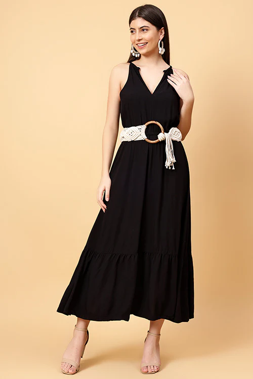 Ajoobaa "Bohemian" Macrame Cotton Belt - Image 3