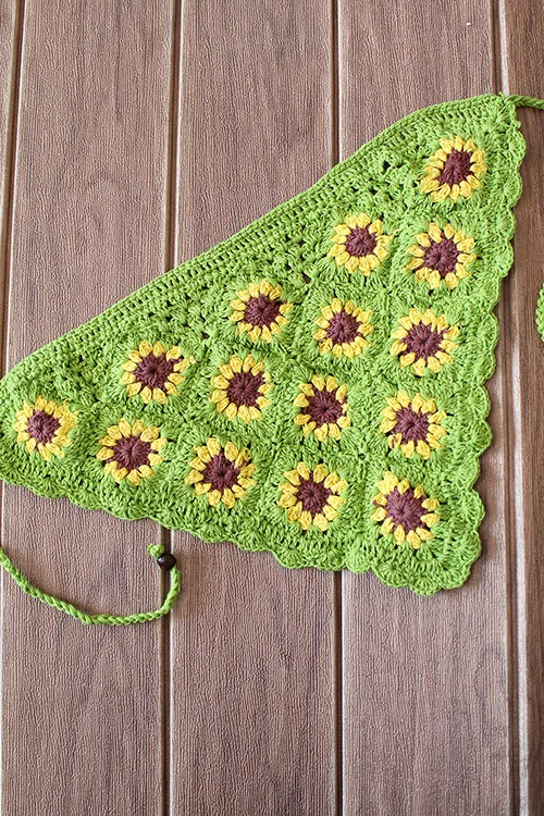 Ajoobaa "Boho" Bandana - Green - Image 2