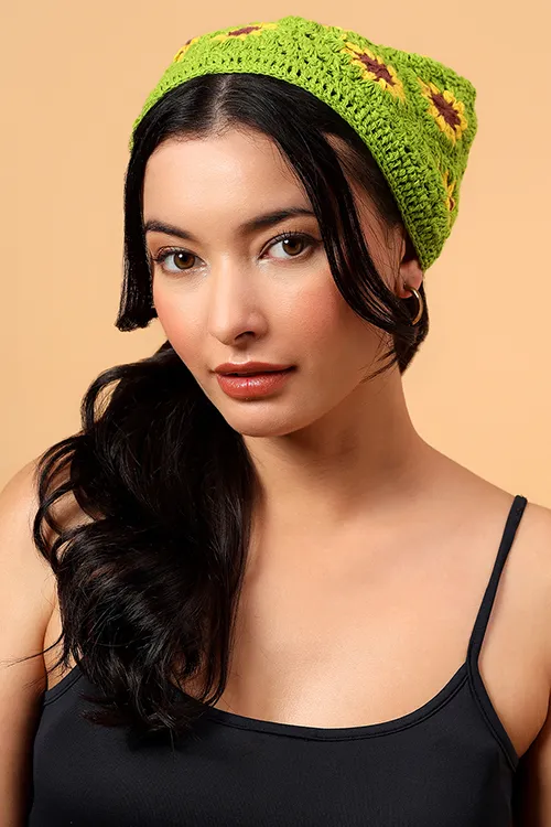 Ajoobaa "Boho" Bandana - Green - Image 3