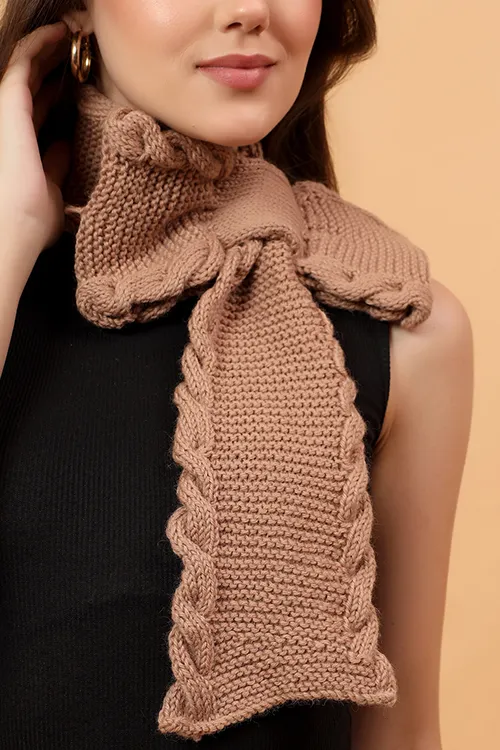 Ajoobaa "Cable Knit" Merino Neckwarmer - Image 3