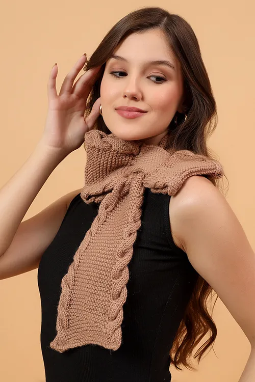 Ajoobaa "Cable Knit" Merino Neckwarmer - Image 4