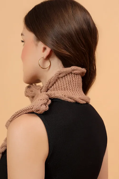 Ajoobaa "Cable Knit" Merino Neckwarmer - Image 7