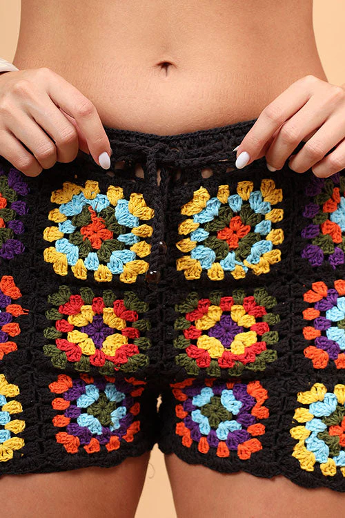 Ajoobaa Crochet "Granny Square" Shorts - Image 12