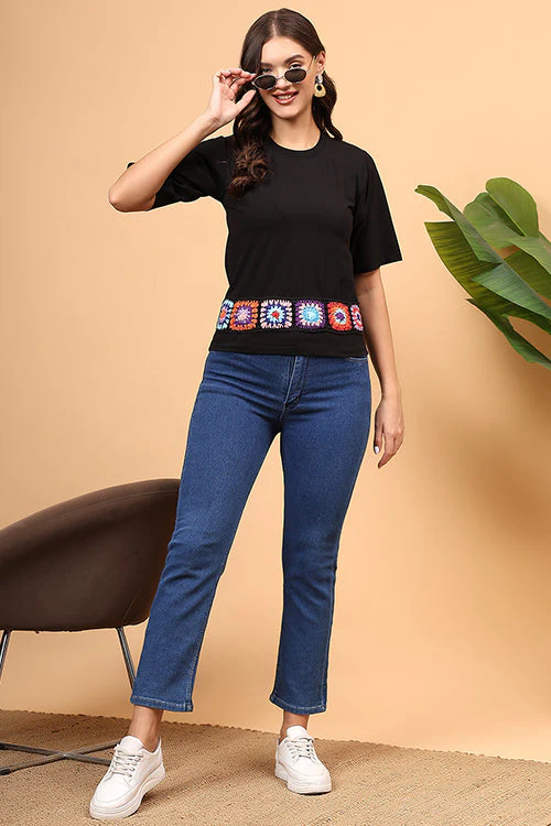 Ajoobaa Crochet "Patchwork" Tshirt - Image 8