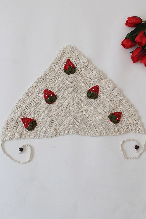 Ajoobaa Crochet "Strawberry" Head Scarf - Image 7