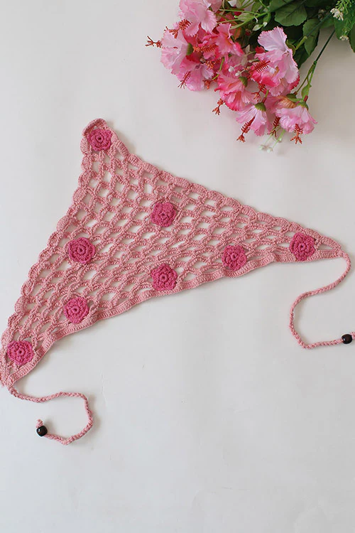 Ajoobaa "Daisy" Crochet Head Scarf - Image 2