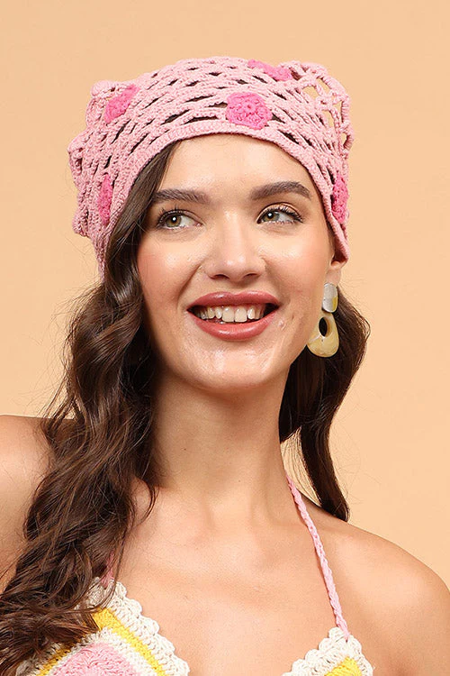 Ajoobaa "Daisy" Crochet Head Scarf - Image 8