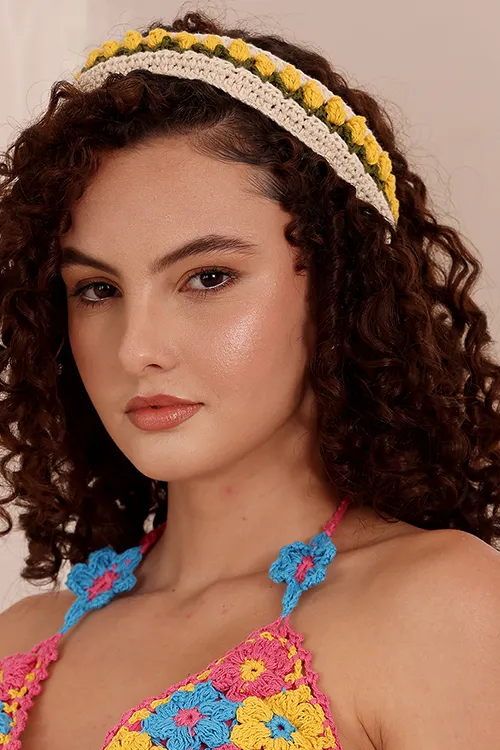 Ajoobaa "Floraloops" Crochet Headbands (Set Of 3) - Image 2