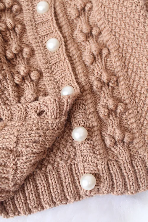 Ajoobaa Handknitted "Selfdesign" Merino Sweater - Beige - Image 2