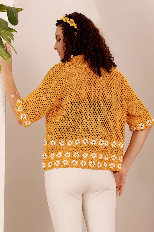 Ajoobaa "Knitted Soul" Crochet Shirt - Image 6