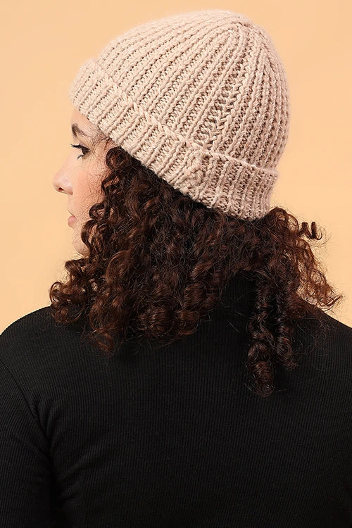Ajoobaa "Rib Knit" Merino Cap - Image 3