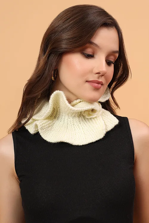 Ajoobaa "Ruffled Cowl" Merino Neckwarmer - Image 3