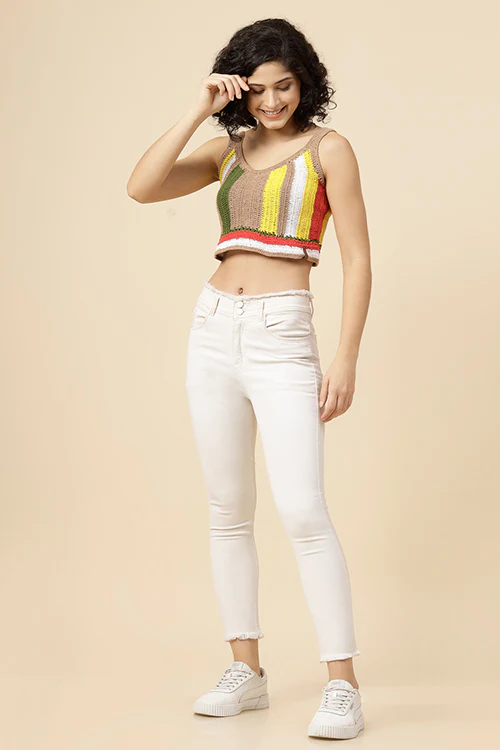 Ajoobaa "Self Design" Knitted Summer Top - Image 5