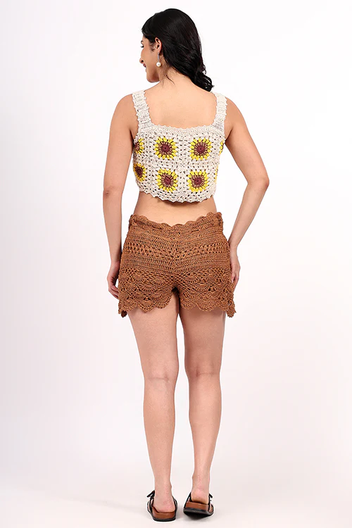 Ajoobaa " Sunflower" Crochet Top - Image 4