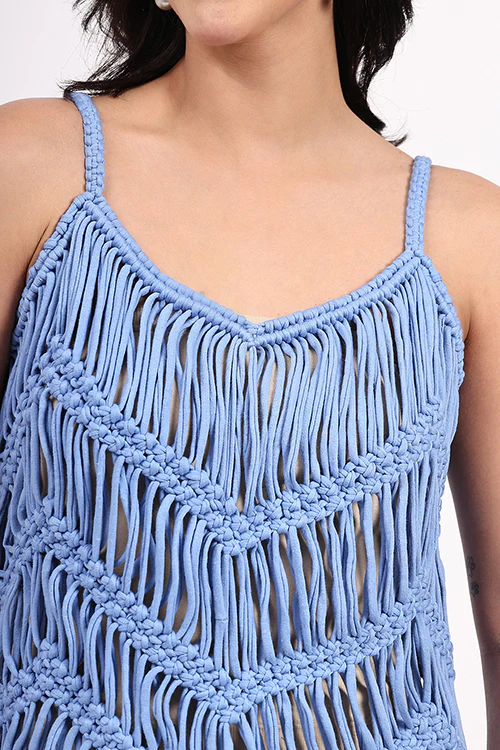 Ajoobaa "Tassel" Macrame Dress - Image 5