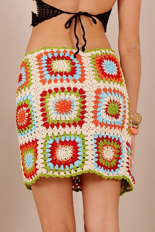 Ajoobaa "Wrap" Crochet Cotton Skirt - Image 5