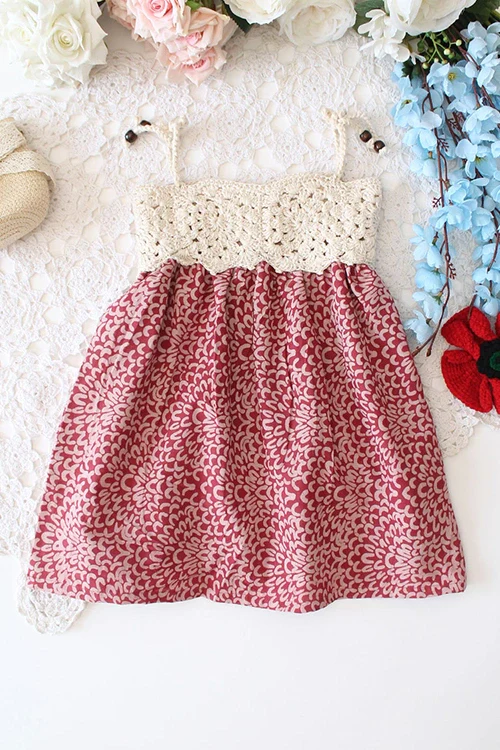 Ajoobaa"Yarnbloom" Girls Frock - Image 4