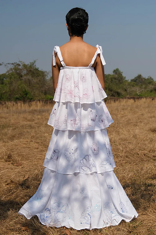Okhai 'Amelia' Hand Embroidered and Mirrorwork Dress - Image 4