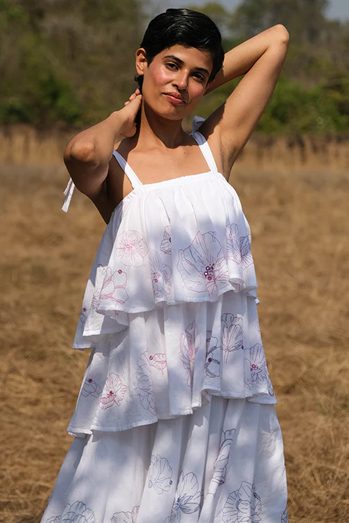 Okhai 'Amelia' Hand Embroidered and Mirrorwork Dress - Image 5