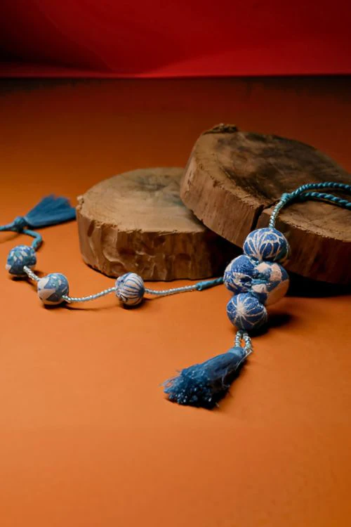 Antarang- Aasmani Potli Bhai And Bhabhi Rakhi, 100% Cotton, Made By Divyang Rural Women - Image 2