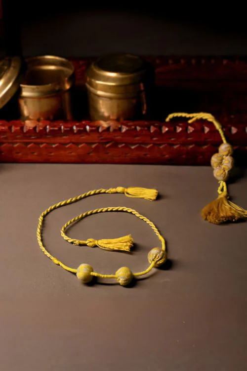 Antarang- Ambari Potli Bhai And Bhabhi Rakhi,100% Cotton, Made By Divyang Rural Women - Image 2