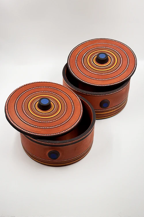 Antarang - Handcrafted Dabar- Set Of 2 - Image 4