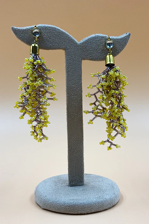 Antarang- Mystic Coral Earrings - Image 2