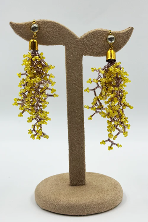 Antarang- Mystic Coral Earrings - Image 3