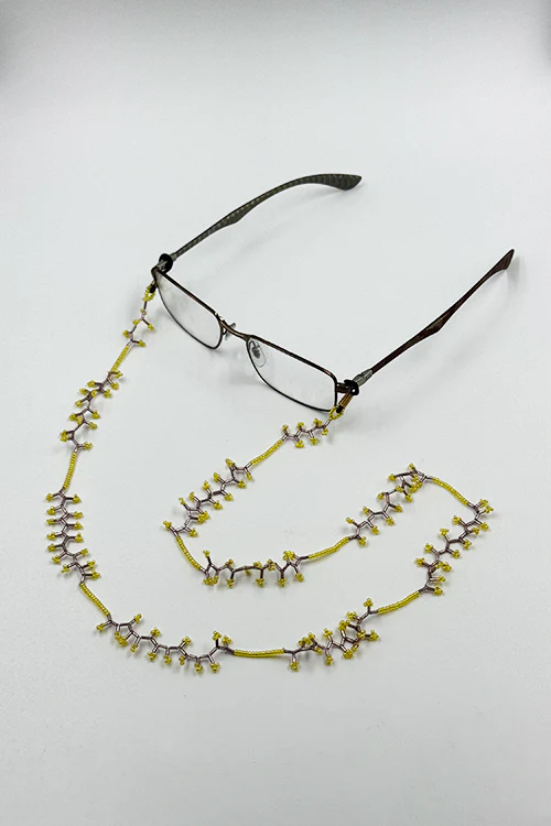 Antarang- Mystic Coral Spectacle Lanyard [Half Yellow]