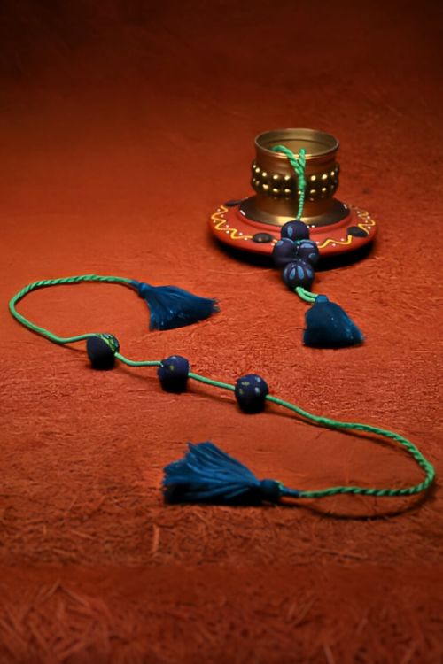 Antarang- Nili Potli Bhai And Bhabhi Rakhi, 100% Cotton, Made By Divyang Rural Women - Image 2