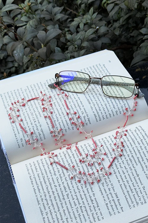 Antarang- Scarlet Coral Spectacle Lanyard[Delicate Pink]
