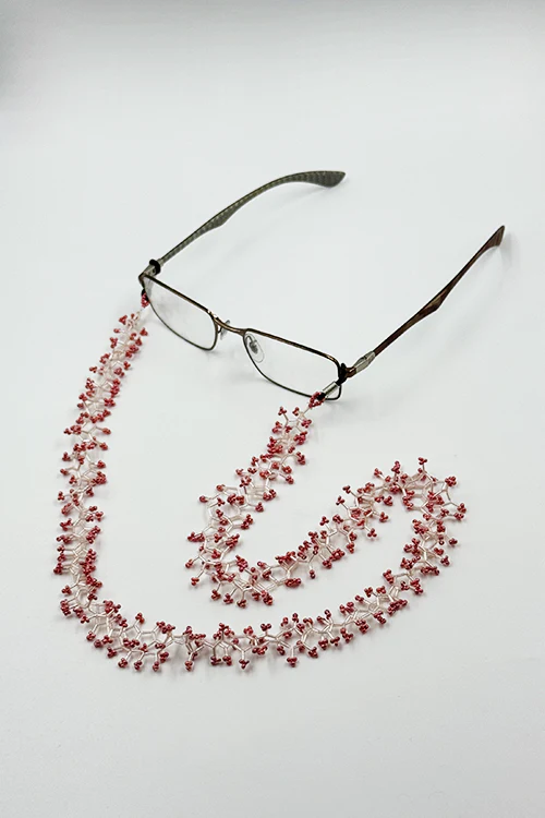 Antarang- Scarlet Coral Spectacle Lanyard[Double Pink] - Image 3