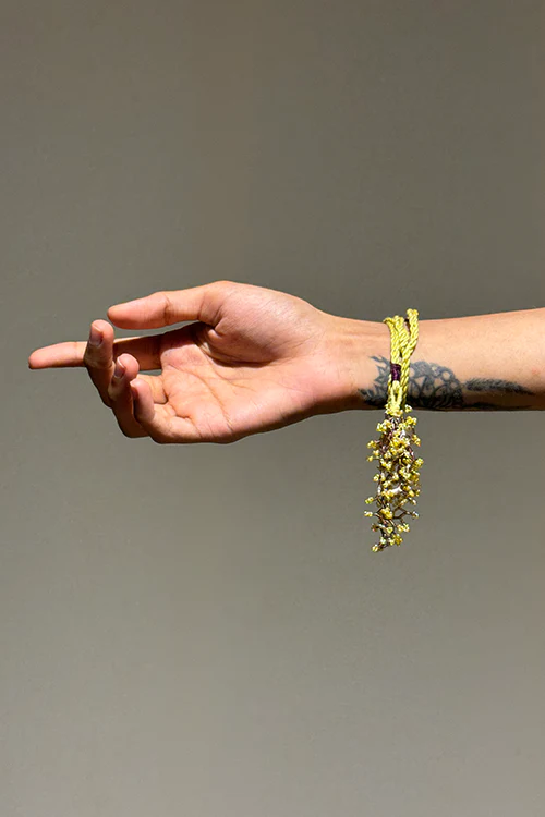 Antarang - Yellow Corel Bhai-Bhabhi Rakhi Set - Image 3
