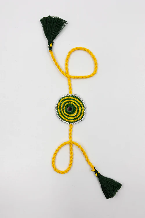Antarang Yellow Green Bhai Rakhi-1 - Image 3