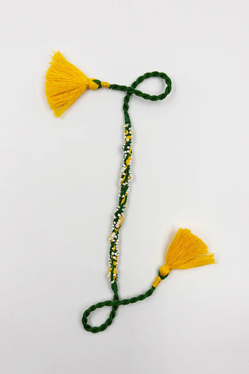 Antarang Yellow Green Bhai Rakhi - Image 2