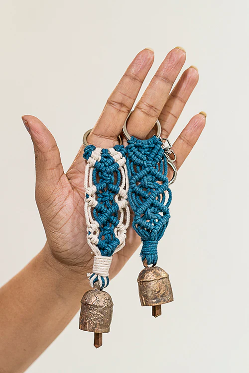 108Knots Aria Diamond Keyrings(Set Of 2) - Image 2