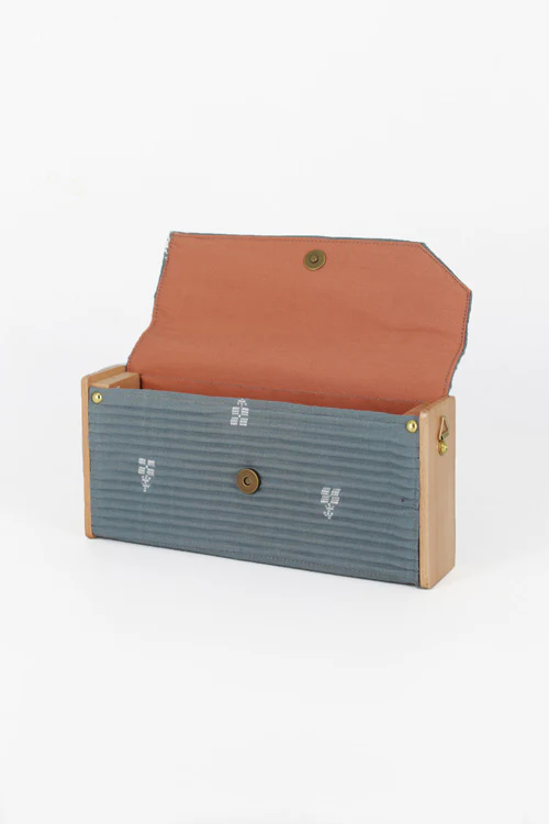 Lukka Chuppi Ash Gray Mini Clutch - Single Sleeve - Image 6