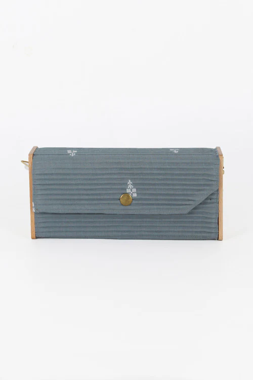 Lukka Chuppi Ash Gray Mini Clutch - Single Sleeve - Image 8
