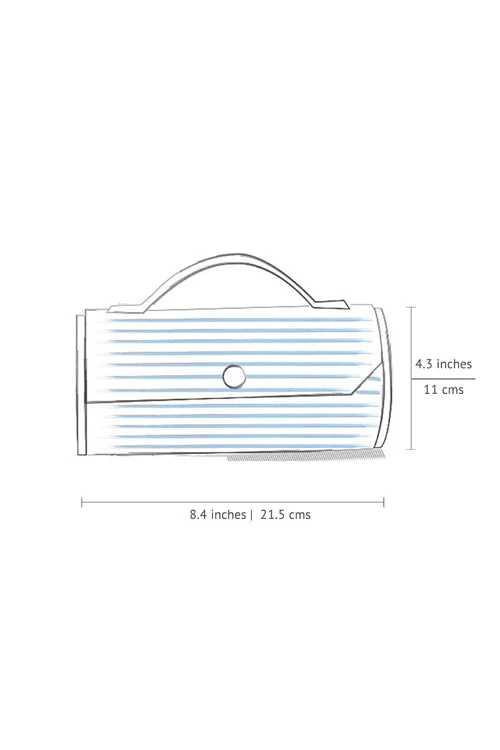 Lukka Chuppi Ash & Moon Round Clutch - Changeable Sleeve - Image 7