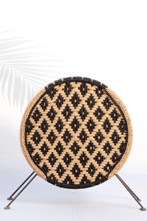 Sirohi Asteroid Jute & Cotton Round Lamp - Image 4