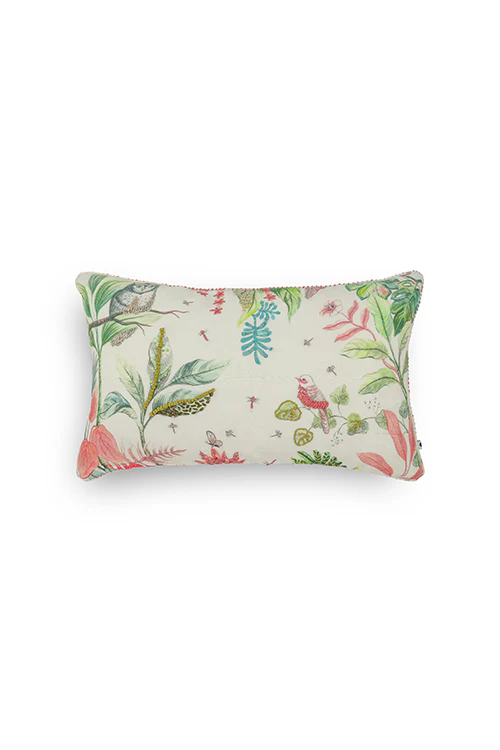 Onset Homes Bagicha Hand Embroidered Cushion-Pink - Image 4