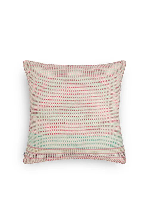 Onset Homes Bagicha Hand Embroidered Cushion-Pink - Image 5