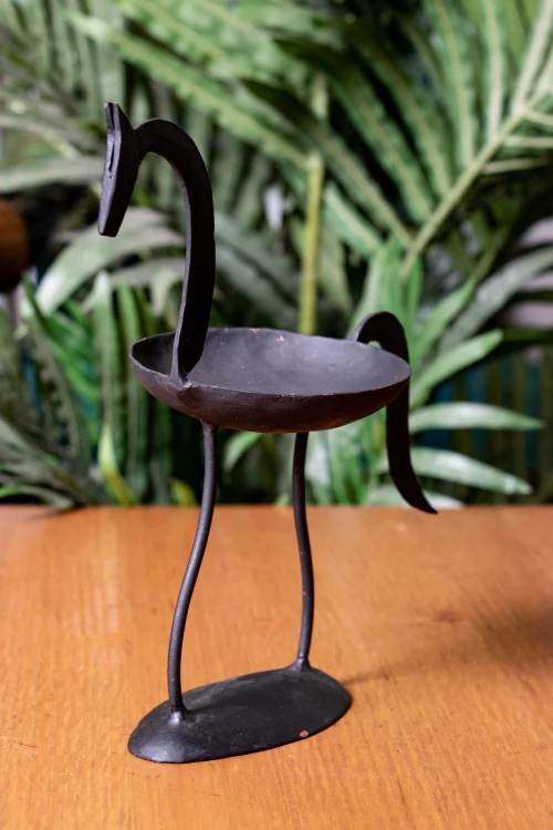 TICH Bastar Tribal Art Tealight Holder - Horse (Medium) - Image 3