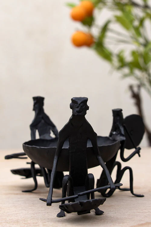 TICH Bastar Tribal Art - Tea Light Holder - Curio - Image 3